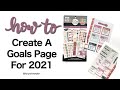 How To Make A Goals Page
