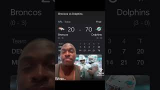 NFL FOOTBALL - BRONCOS VS DOLPHINS!