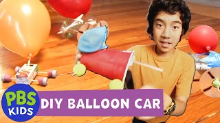 DESIGN SQUAD | DIY Balloon Car | PBS KIDS