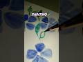 Painting flowers in easy way #flowers #painting #shorts