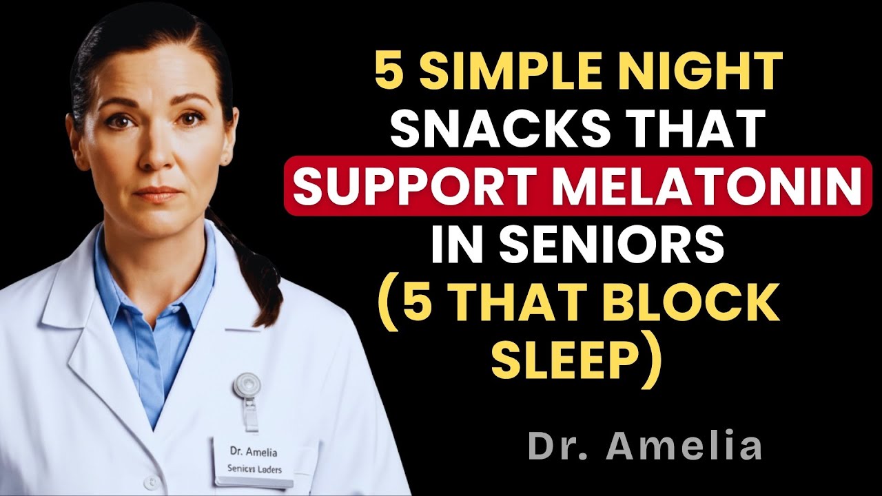 5 Simple Night Snacks That Support Melatonin in Seniors (And 5 That Block Sleep)