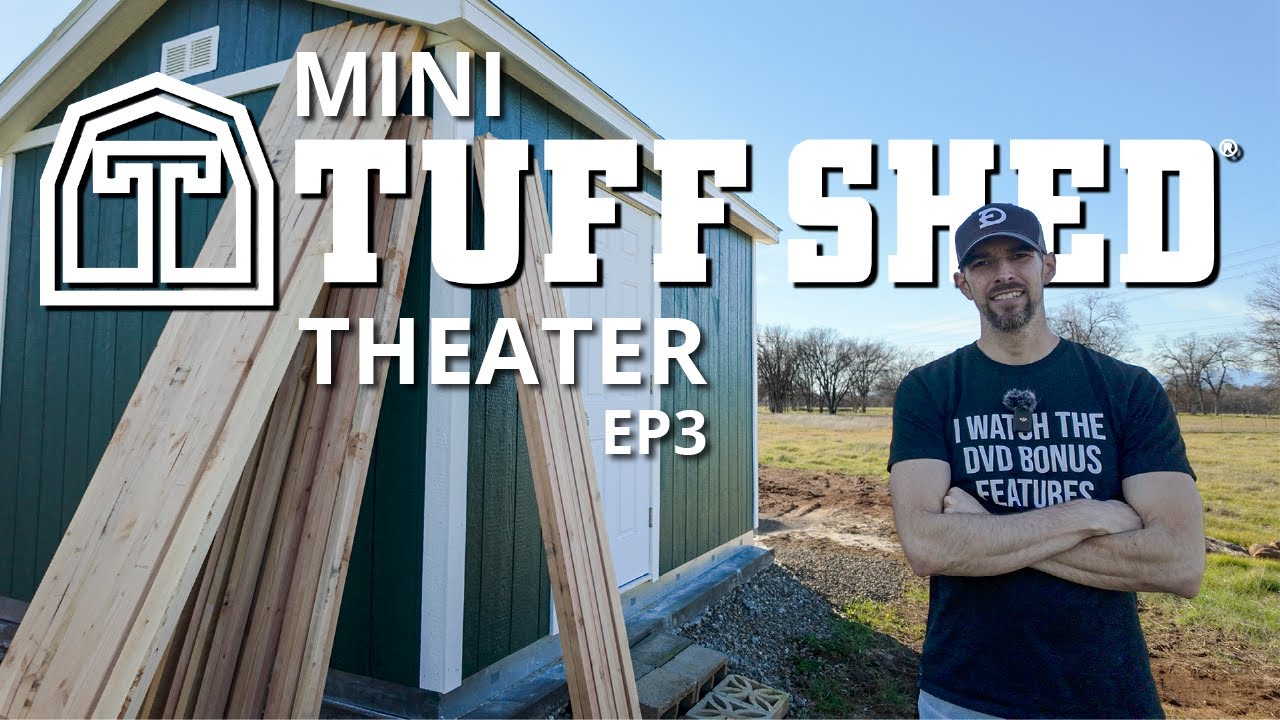 From Empty Shed to Creative Studio/Home Theater — Episode 3: Bring the Walls Inward!