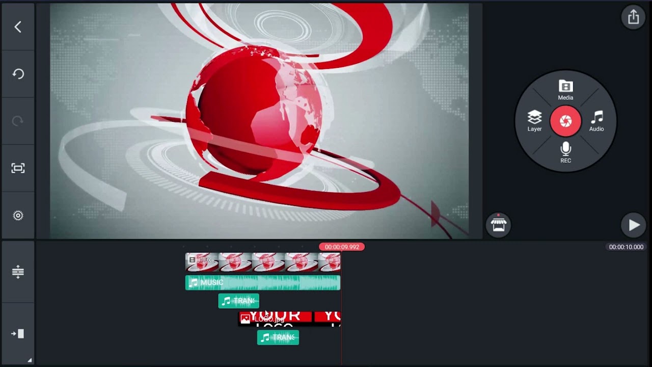 Tutorial for kinemaster  Motiondiva Broadcast 02  OPENER IMAGE