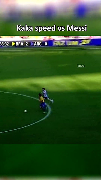 Kaka Speed vs Messi