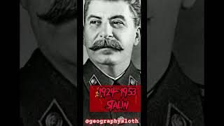 All leaders of #russia and #sovietunion (1917-2023) in one video!!! #geographysloth