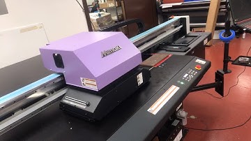 PDS and the JFX200 print to custom wedding signs