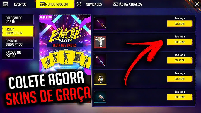 Codiguin Free Fire: veja lista de recompensas para resgatar em