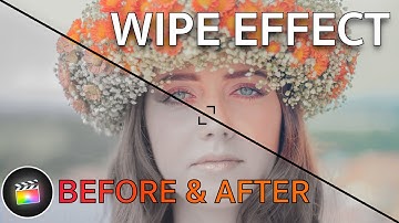 How to Add a BEFORE & AFTER Slide to Your Video (WIPE transition) | Final Cut Pro Tutorial