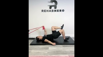 Cross Pull Single Leg Bridge - Glutes Strengthening Exercise and Squat Warm Up