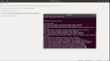 How to install nodejs on any ubuntu version 14, 16, 17, 18