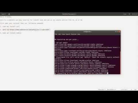 How to install nodejs on any ubuntu version 14, 16, 17, 18