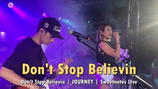 Don't Stop Believin' | JOURNEY | Sweetnotes LIve screenshot 1