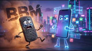 OLD Phones VS Smartphone Parody | They Never Saw It Coming #BlackBerry #Nokia #iphone #animasi