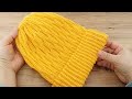 Very easy elegant crochet beanie hat for beginners / crochet beanie