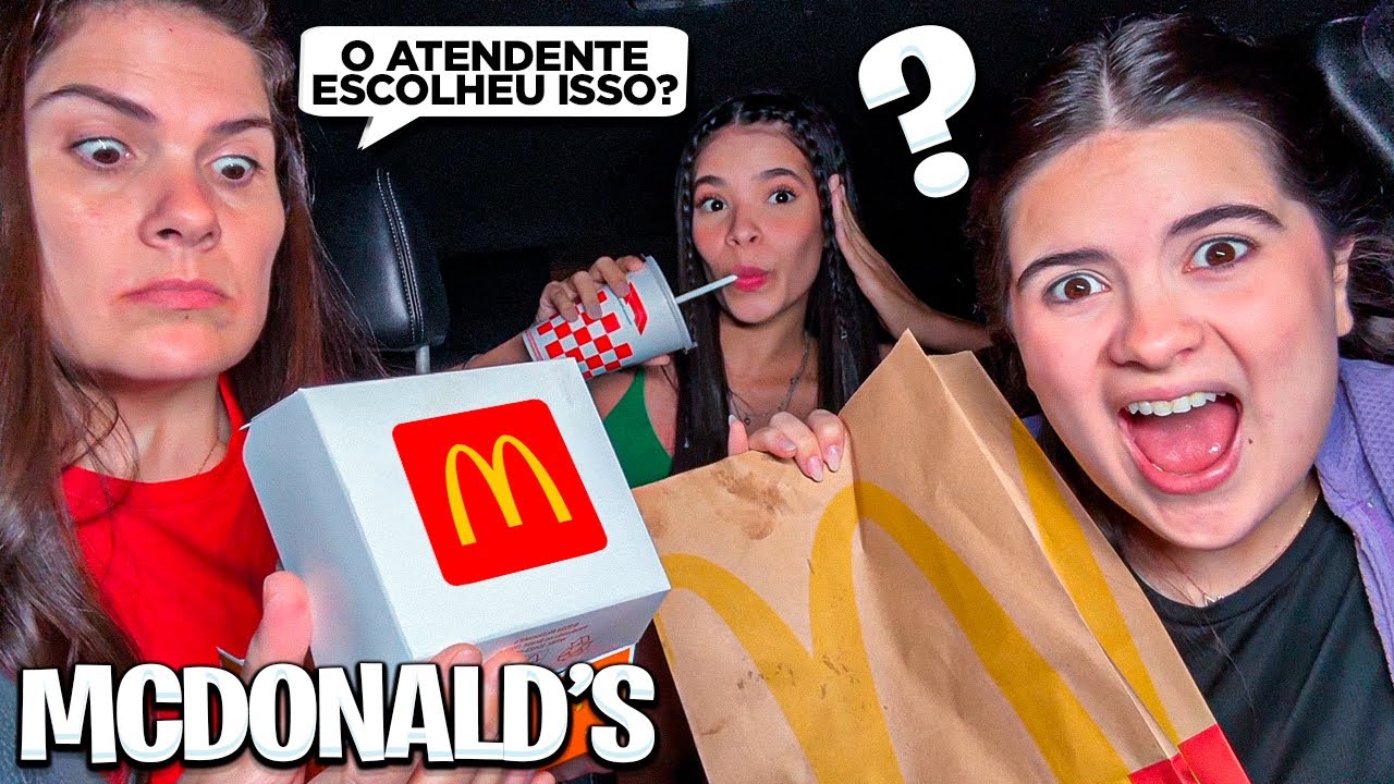 O ATENDENTE ESCOLHEU NOSSO LANCHE SURPRESA!