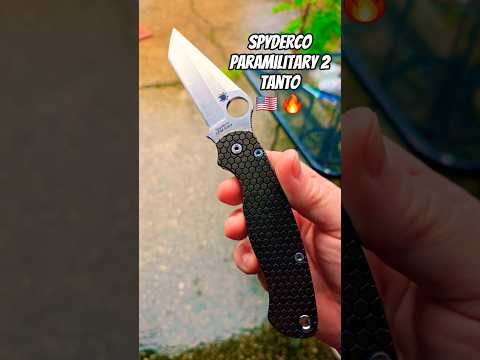 The Spyderco Paramilitary 2 Tanto    