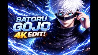 Satoru Gojo 4K Edit Ultra Hd Anime Edit Jujutsu Kaisen Gojo 8K Quality.