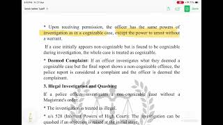 Definition of non cognizable offence (part-2) BNSS,2023 #judiciary #mainsanswerwriting #llb #ballb