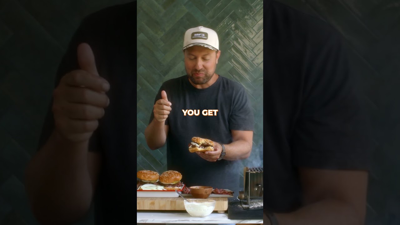 Plating these delicious BBQ Pit Beef Sandwiches with Matt Moore #food #cooking #grilling