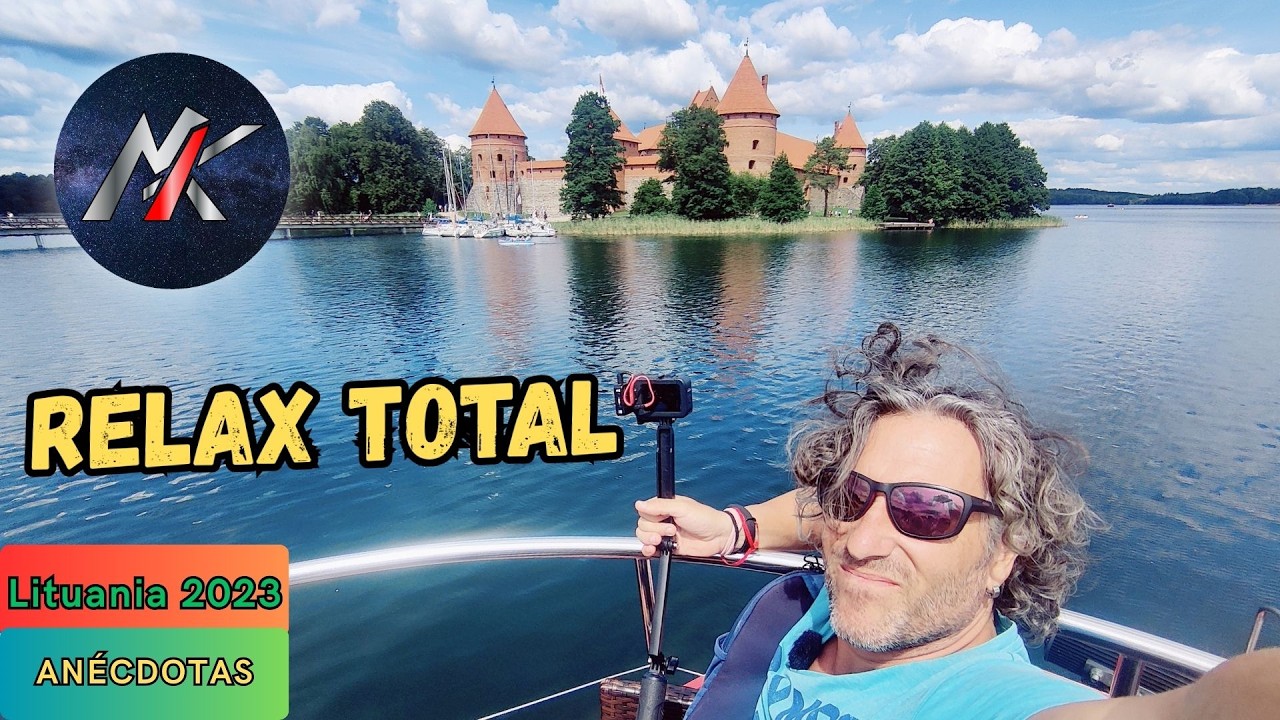 🌍 PASEO en BARCO por el LAGO de TRAKAI (por 5€) 🛥️ Lituania 2023 🇱🇹 ANÉCDOTAS 💬 [Europa]