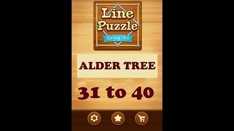 Line Puzzle: String Art Alder Tree Level 31 to 40 Walkthrough | LinePuzzle: String Alder Tree Levels
