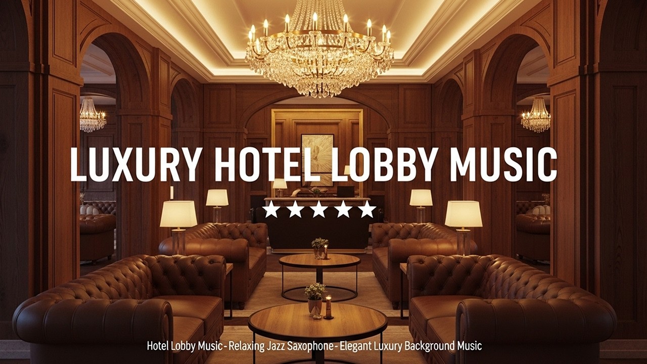 Luxury Hotel Lounge Music BGM - Elegant Jazz Saxophone Music | Relaxing ...