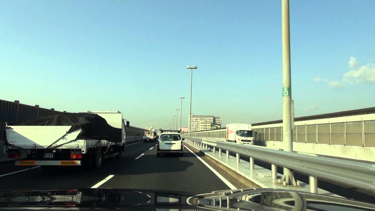 阪神高速３号神戸線 芦屋料金所 摩耶 出口 12 10 15 Hdr Cx700v Youtube