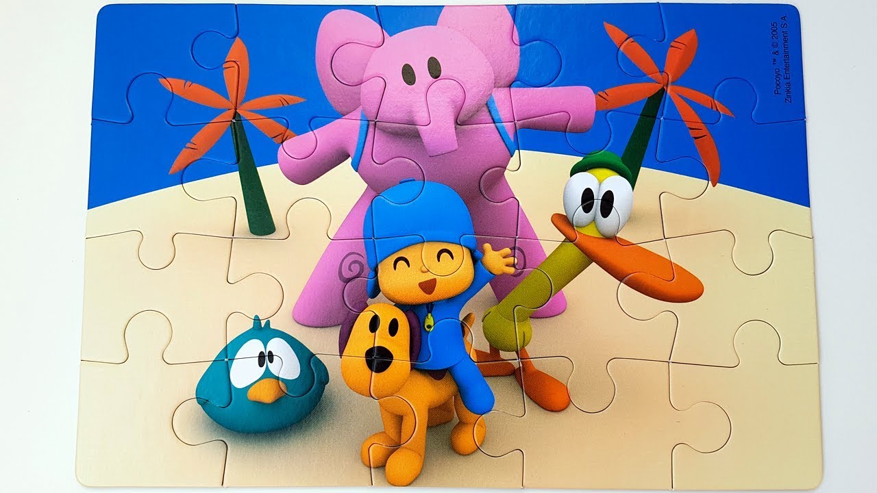 puzzles Rompecabezas de Pocoyo Clementoni Puzzle - YouTube