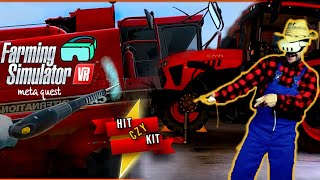 FARMING SIMULATOR NA VR ? NAPRAWA KOLA, MYCIE, SZKLARNIA I PRACA W POLU ! ZAGRALBYŚ ?