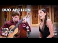 Capture de la vidéo Mario Castelnuovo-Tedesco's "Ballata Dall'esilio" By Duo Apollon - On A 2021 Stephen Hill Guitar