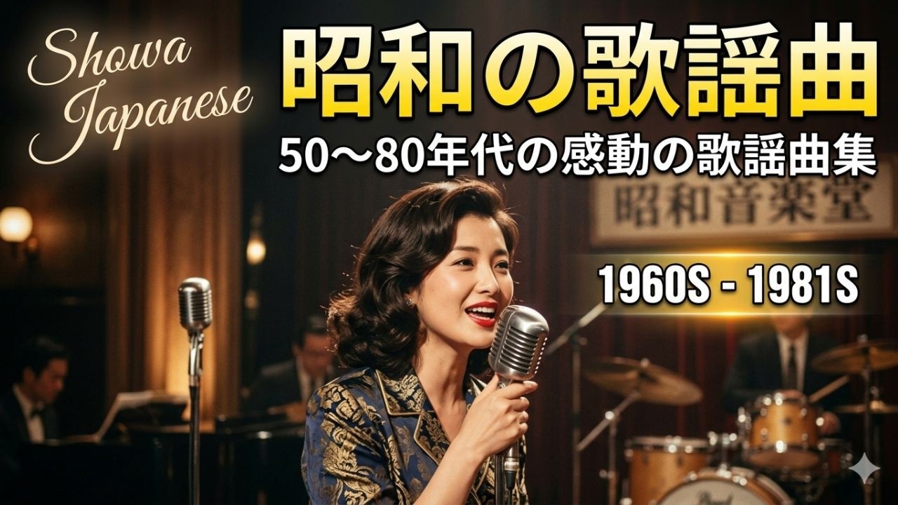 昭和の思い出ソング集🎶 懐かしの歌謡曲メドレー|50代60代が感動する名曲 - YouTube