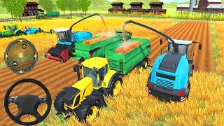 Real Tractor Farming Simulator 2018 - Farm Tractor Plowing Sowing Harvesting - Android Gameplay HD screenshot 5