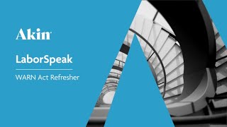 LaborSpeak: WARN Act Refresher