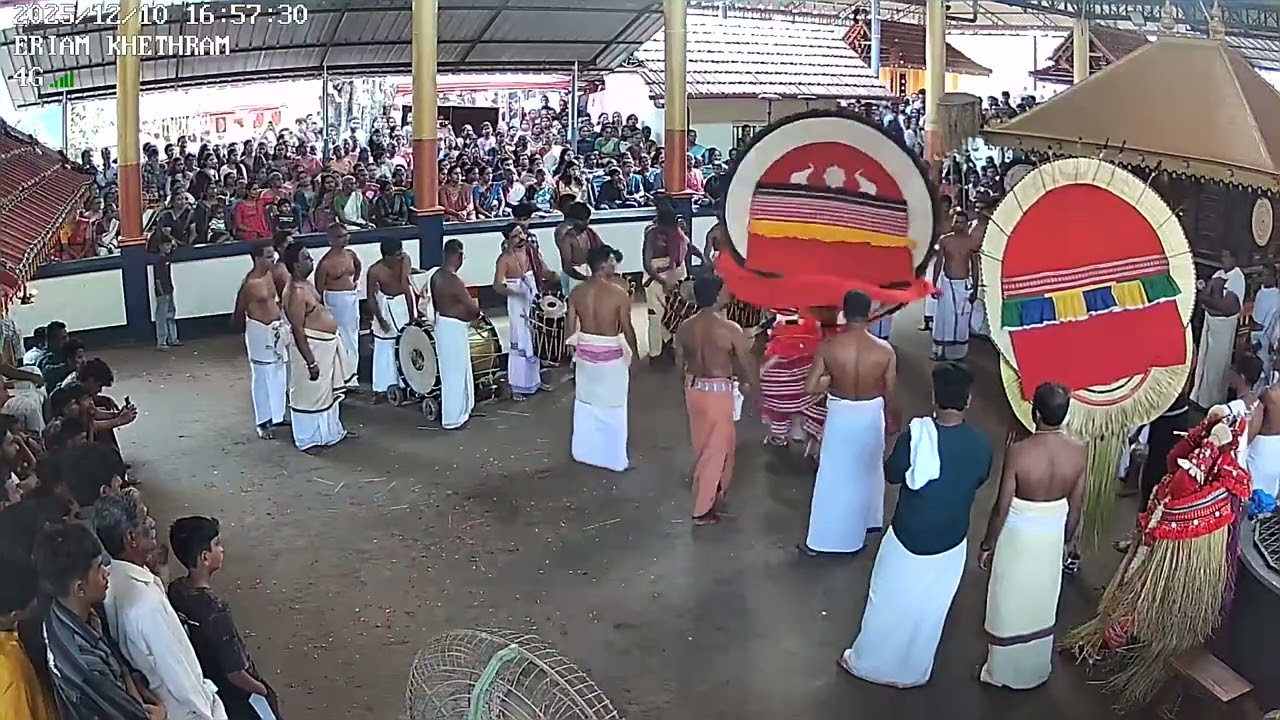 തമ്പുരാട്ടി യുടെ പുറപ്പാട് ....ഏര്യം പുലിയൂര്  കാളി ക്ഷേത്രം ഉത്സവം കളിയാട്ടം 2025  .....