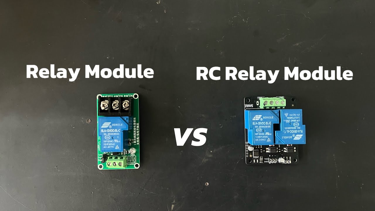 Relay Module vs RC Relay Module (RC Relay Switch)
