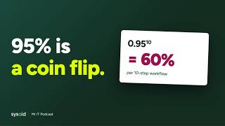 Your ITSM Automation Is 95% Accurate Per Step. That's Still a Coin Flip.