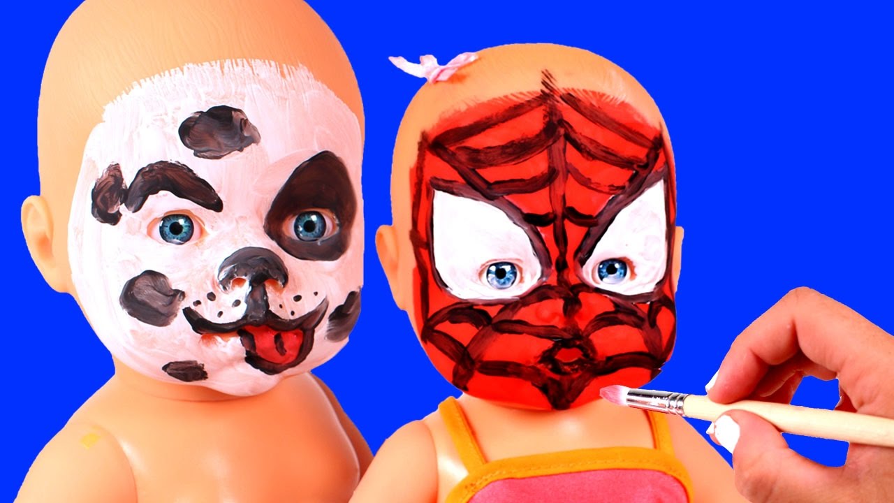 Bebe Spiderman Disfrazamos A Nuestros Munecos De Babyspiderman Y Perrito Youtube