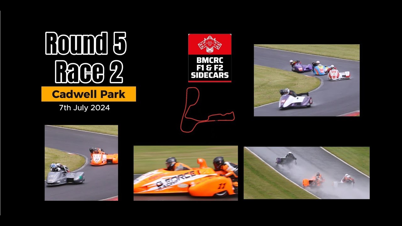 Bemsee Cadwell Park Race 10 Sunday BMCRC F1 F2 Sidecars 7th July 2024 ...
