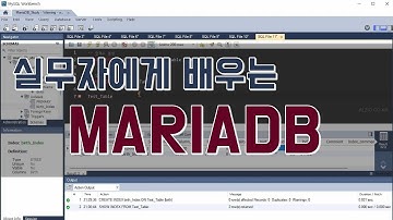 MARIADB 마리아DB 강의 기초부터 실습 위주의 교육