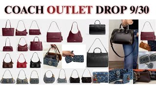 NEW at COACH Outlet 9/30 😍