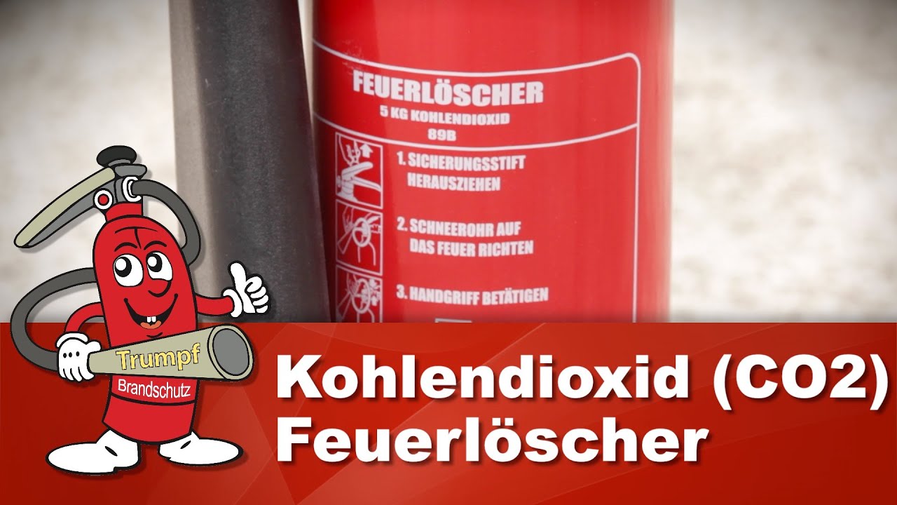 CO2 Löscher, Feuerlöscher, Kohlendioxidfeuerlöscher