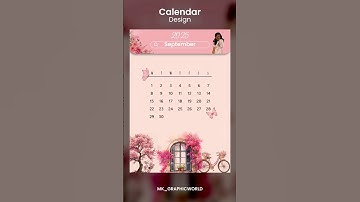 Calendar 🗓️ design 😍 - Photoshop tutorial #photoshop #shorts #design