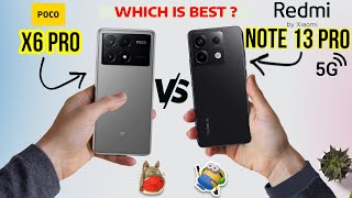 XIAOMI POCO X6 PRO VS NOTE 13 PRO Full Comparison Smartphone
