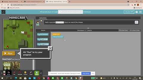 Code.org Minecraft Adventure
