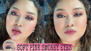 Soft Pink Smokey Eye Tutorial for Hooded Eyes / Asian Eyes || Em Chy screenshot 1