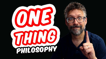 My ADHD "One Thing" Philosophy