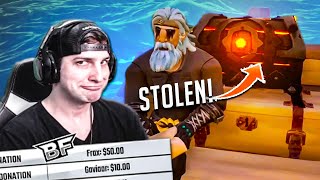 HILARIOUS ASHEN ATHENA STEAL W/ BEARDAGEDDON!! - Sea of Thieves