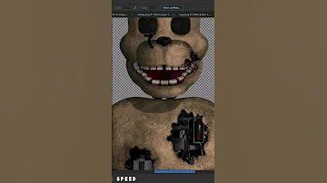 Making Withered Cat! (FNaF Speed Edit)