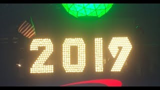 2018-2019 New York City Times Square Ball Drop Clean Feed