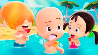 Hot and cold Summer Song | Humpty Dumpty | Cleo & Cuquin | Singing Kids